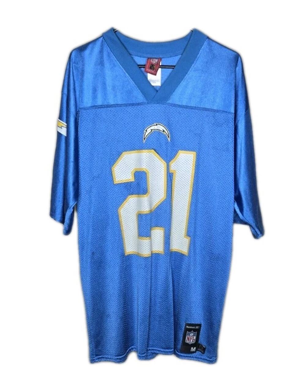 Reebok San Diego Chargers LaDainian Tomlinson #21 Jersey Mens Medium Light Blue